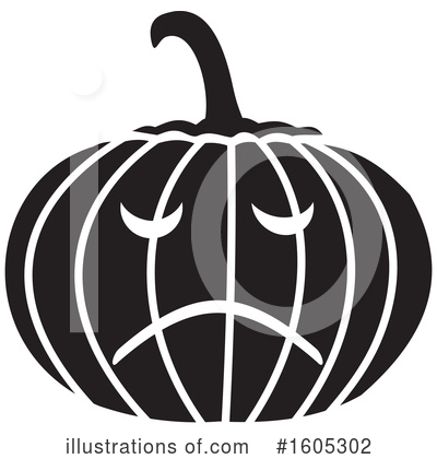 Royalty-Free (RF) Pumpkin Clipart Illustration by Johnny Sajem - Stock Sample #1605302