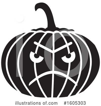 Royalty-Free (RF) Pumpkin Clipart Illustration by Johnny Sajem - Stock Sample #1605303