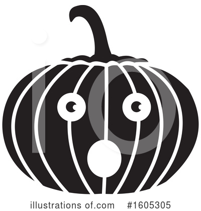 Royalty-Free (RF) Pumpkin Clipart Illustration by Johnny Sajem - Stock Sample #1605305