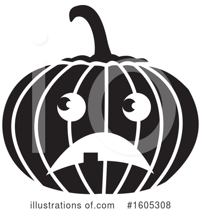 Royalty-Free (RF) Pumpkin Clipart Illustration by Johnny Sajem - Stock Sample #1605308