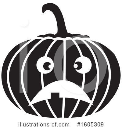 Royalty-Free (RF) Pumpkin Clipart Illustration by Johnny Sajem - Stock Sample #1605309