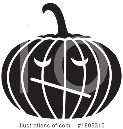 Royalty-Free (RF) Pumpkin Clipart Illustration by Johnny Sajem - Stock Sample #1605310
