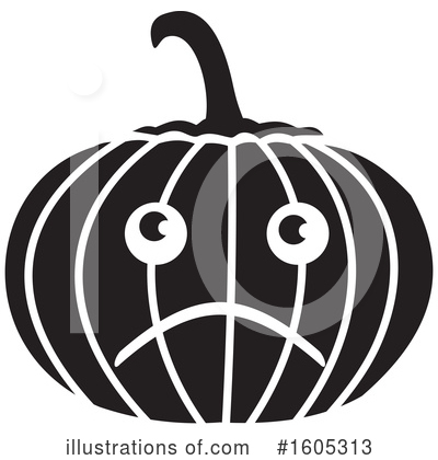 Royalty-Free (RF) Pumpkin Clipart Illustration by Johnny Sajem - Stock Sample #1605313