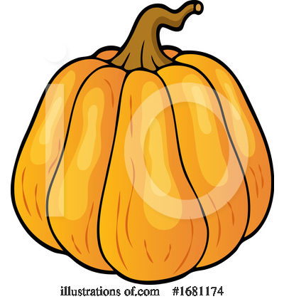 Royalty-Free (RF) Pumpkin Clipart Illustration by visekart - Stock Sample #1681174