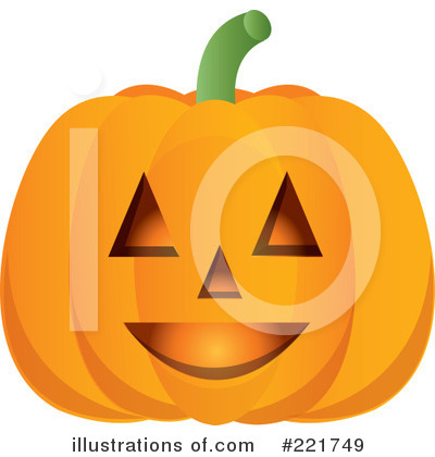 Royalty-Free (RF) Pumpkin Clipart Illustration by Pams Clipart - Stock Sample #221749