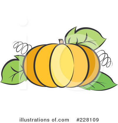 Royalty-Free (RF) Pumpkin Clipart Illustration by Lal Perera - Stock Sample #228109