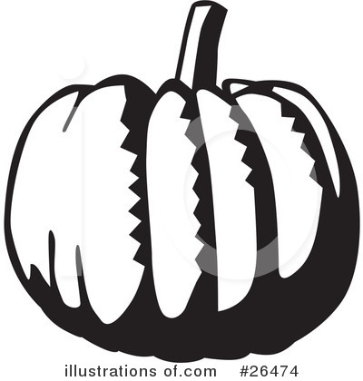 Royalty-Free (RF) Pumpkin Clipart Illustration by David Rey - Stock Sample #26474