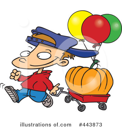 Royalty-Free (RF) Pumpkin Clipart Illustration by toonaday - Stock Sample #443873