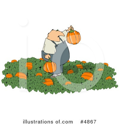 Halloween Pumpkin Clipart #4867 by djart