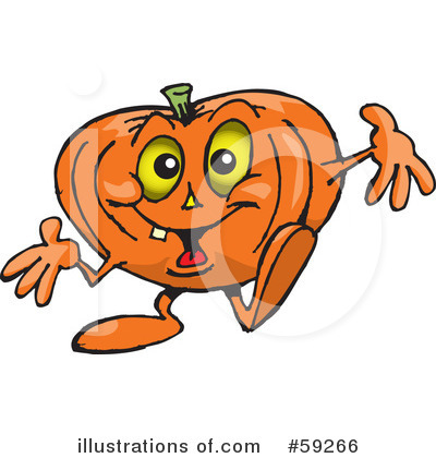 Royalty-Free (RF) Pumpkin Clipart Illustration by Dennis Holmes Designs - Stock Sample #59266