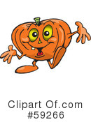 Pumpkin Clipart #59266 by Dennis Holmes Designs