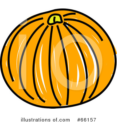 Royalty-Free (RF) Pumpkin Clipart Illustration by Prawny - Stock Sample #66157