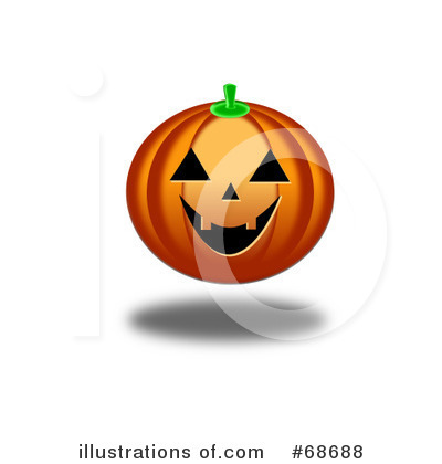 Royalty-Free (RF) Pumpkin Clipart Illustration by oboy - Stock Sample #68688