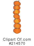 Pumpkins Clipart #214570 by visekart