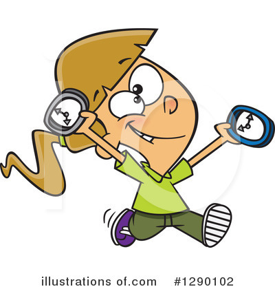 Royalty-Free (RF) Punctual Clipart Illustration by toonaday - Stock Sample #1290102