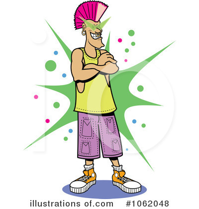Royalty-Free (RF) Punk Clipart Illustration by Andy Nortnik - Stock Sample #1062048