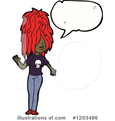 Punk Girl Clipart #1203486 by lineartestpilot