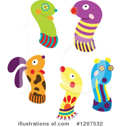 Sock Puppets Clipart #1207532 by Cherie Reve