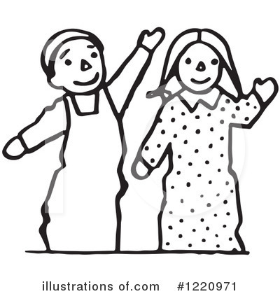 Royalty-Free (RF) Puppet Clipart Illustration by Picsburg - Stock Sample #1220971