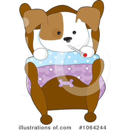 Royalty-Free (RF) Puppy Clipart Illustration by Maria Bell - Stock Sample #1064244