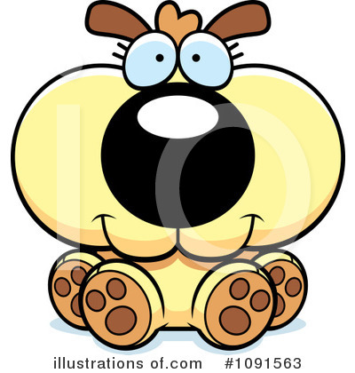 Royalty-Free (RF) Puppy Clipart Illustration by Cory Thoman - Stock Sample #1091563