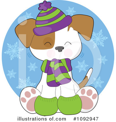 Royalty-Free (RF) Puppy Clipart Illustration by Maria Bell - Stock Sample #1092947