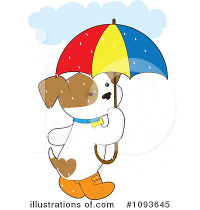 Umbrella Clipart #1089730 - Illustration by Maria Bell