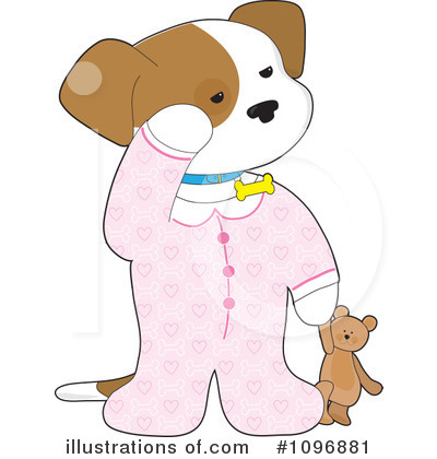 Royalty-Free (RF) Puppy Clipart Illustration by Maria Bell - Stock Sample #1096881