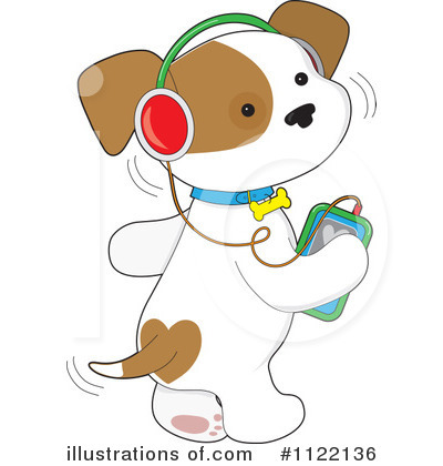 Royalty-Free (RF) Puppy Clipart Illustration by Maria Bell - Stock Sample #1122136
