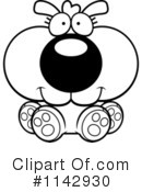 Puppy Clipart #1142930 by Cory Thoman