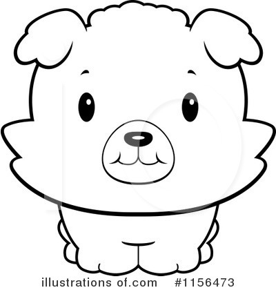 Royalty-Free (RF) Puppy Clipart Illustration by Cory Thoman - Stock Sample #1156473