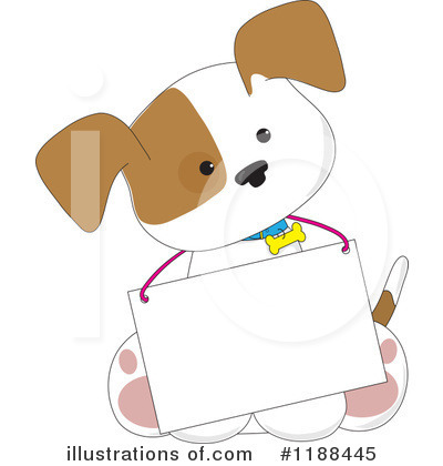 Royalty-Free (RF) Puppy Clipart Illustration by Maria Bell - Stock Sample #1188445