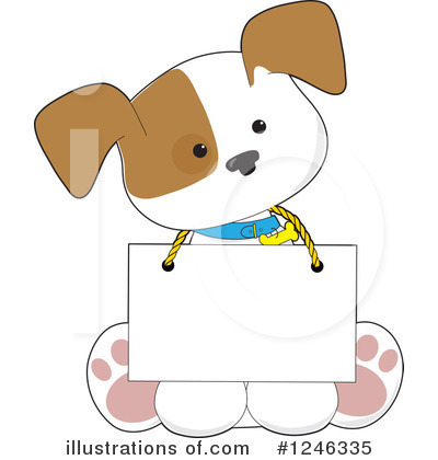 Royalty-Free (RF) Puppy Clipart Illustration by Maria Bell - Stock Sample #1246335