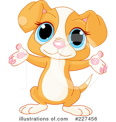Royalty-Free (RF) Puppy Clipart Illustration by Pushkin - Stock Sample #227456