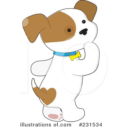 Royalty-Free (RF) Puppy Clipart Illustration by Maria Bell - Stock Sample #231534