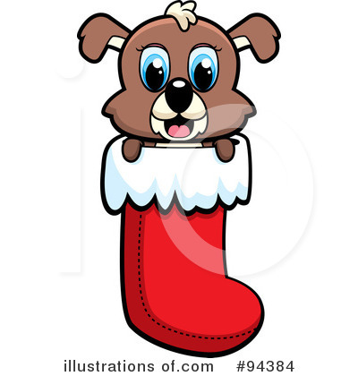 Christmas Puppy Clipart #94384 by Cory Thoman