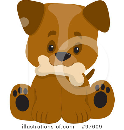 Royalty-Free (RF) Puppy Clipart Illustration by Maria Bell - Stock Sample #97609