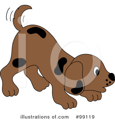 Royalty-Free (RF) Puppy Clipart Illustration by Pams Clipart - Stock Sample #99119