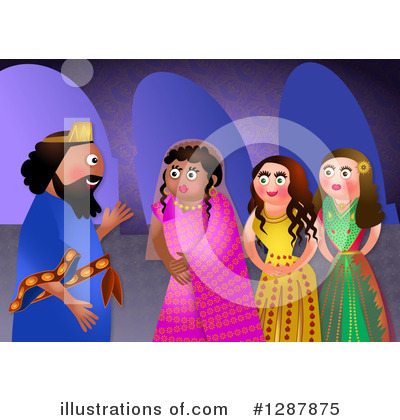 Royalty-Free (RF) Purim Clipart Illustration by Prawny - Stock Sample #1287875