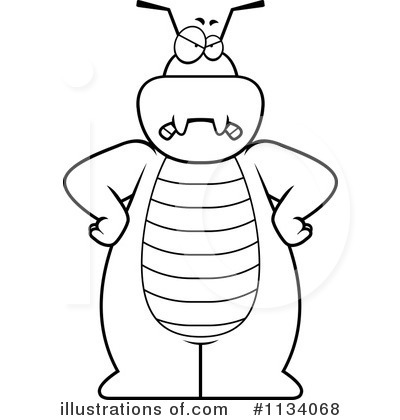 Royalty-Free (RF) Purple Bug Clipart Illustration by Cory Thoman - Stock Sample #1134068