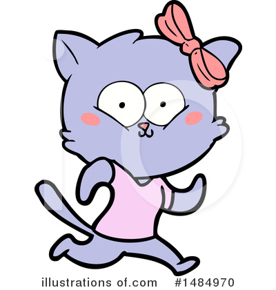 Purple Cat Clipart #1484970 by lineartestpilot