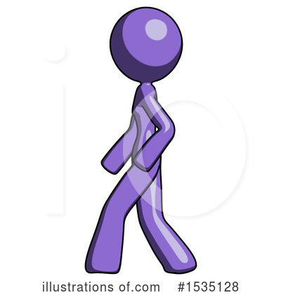 Royalty-Free (RF) Purple Design Mascot Clipart Illustration by Leo Blanchette - Stock Sample #1535128