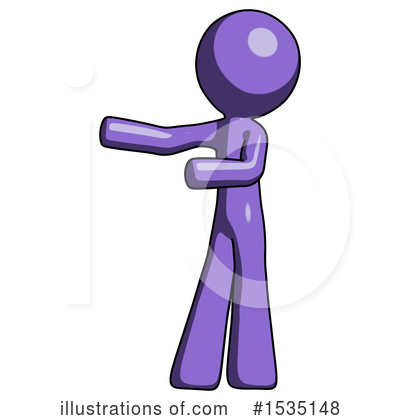 Royalty-Free (RF) Purple Design Mascot Clipart Illustration by Leo Blanchette - Stock Sample #1535148