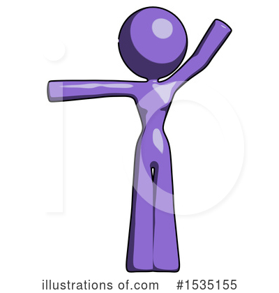 Royalty-Free (RF) Purple Design Mascot Clipart Illustration by Leo Blanchette - Stock Sample #1535155