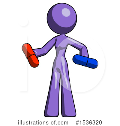 Royalty-Free (RF) Purple Design Mascot Clipart Illustration by Leo Blanchette - Stock Sample #1536320