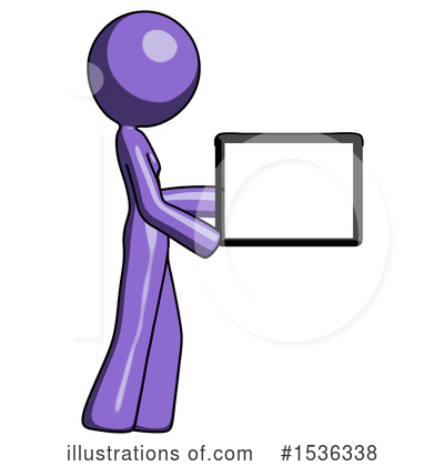 Royalty-Free (RF) Purple Design Mascot Clipart Illustration by Leo Blanchette - Stock Sample #1536338