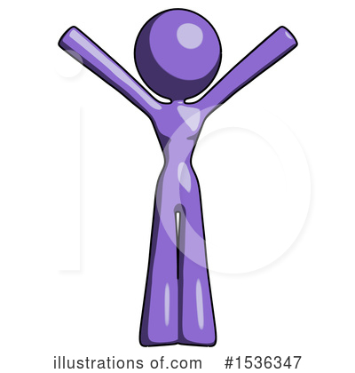 Royalty-Free (RF) Purple Design Mascot Clipart Illustration by Leo Blanchette - Stock Sample #1536347