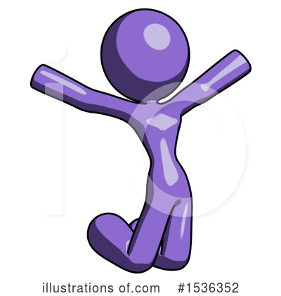 Royalty-Free (RF) Purple Design Mascot Clipart Illustration by Leo Blanchette - Stock Sample #1536352