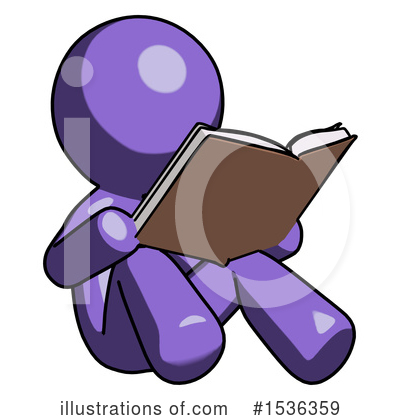 Royalty-Free (RF) Purple Design Mascot Clipart Illustration by Leo Blanchette - Stock Sample #1536359