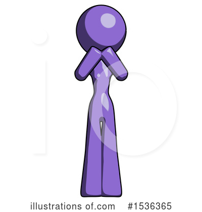 Royalty-Free (RF) Purple Design Mascot Clipart Illustration by Leo Blanchette - Stock Sample #1536365